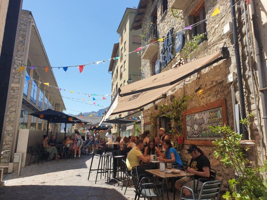 Bar en el barri antic de Andorra la Vella