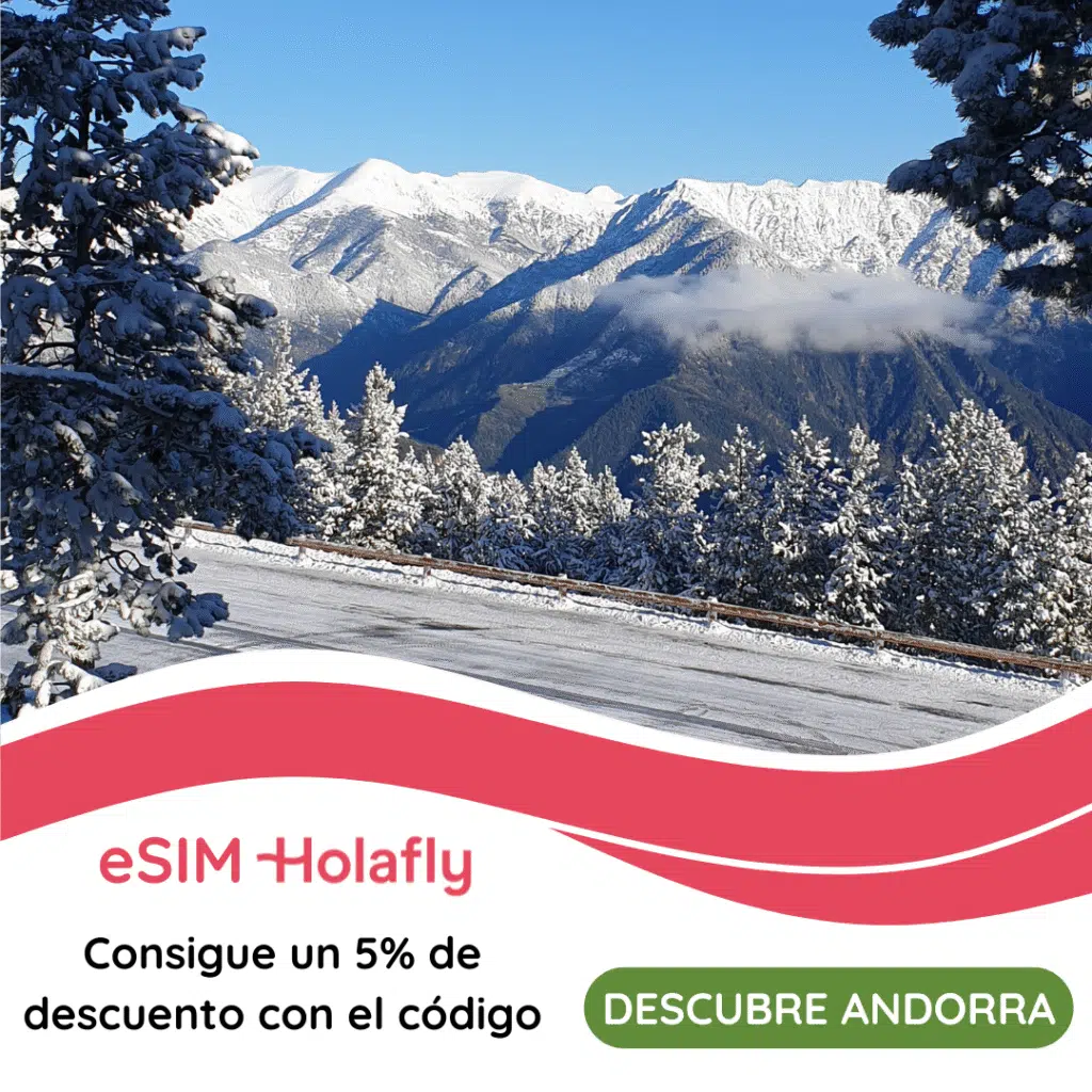 eSim para Andorra Holafly con descuento