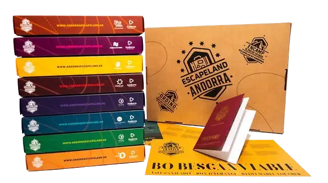 cajas del escape room de andorra para hacer al aire libre