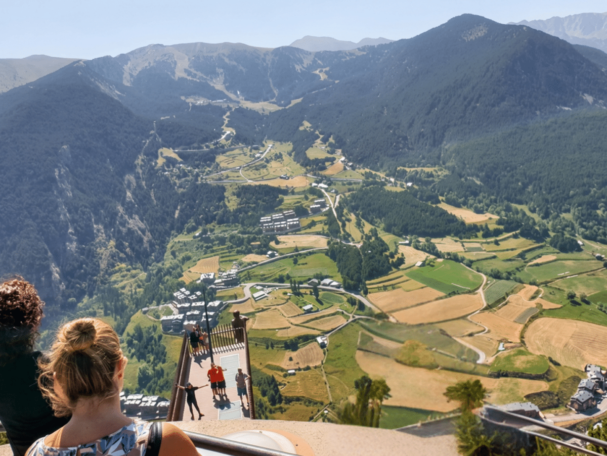 Vista del Mirador del Roc del Quer en Canillo