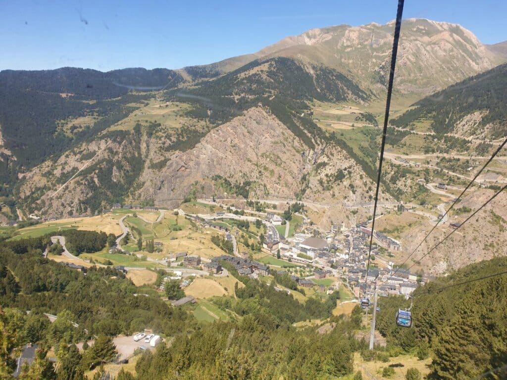 Telecabina de Canillo en Andorra
